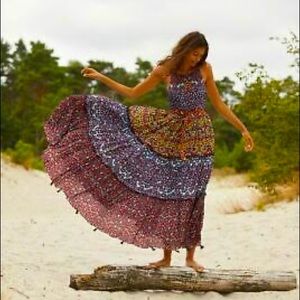 Anthropologie Bhanuni By Jyoti Tassel Maxi